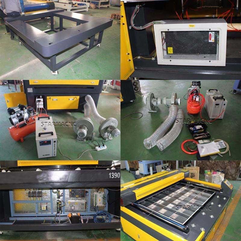 Yongli Laser Tube 220W Top Quality Laser Cutter Machine for Cutting 15-20mm Acrylic