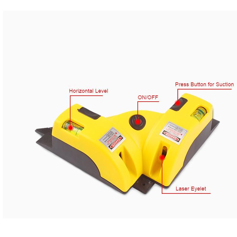 Right Angle Laser Level Cross Line Tiling Leveling Laser