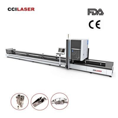 1000-4000W Round Tube Pipe Fiber Laser Cutter/Cutting Machine with Automatic Loading/Unloading