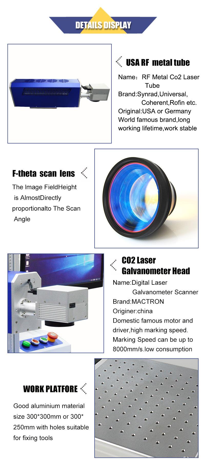 Raycus Source CNC Laser Marking Machine for Double Color Sheet