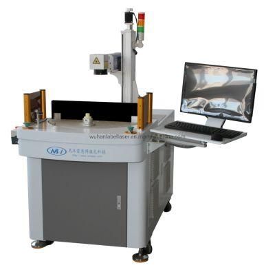 Rotary Table Fiber Laser Marking Machine 50W 70W 100W