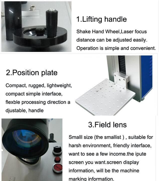 20W 30W Mini Laser Marking Machine for Kitchen Utensils Clocks