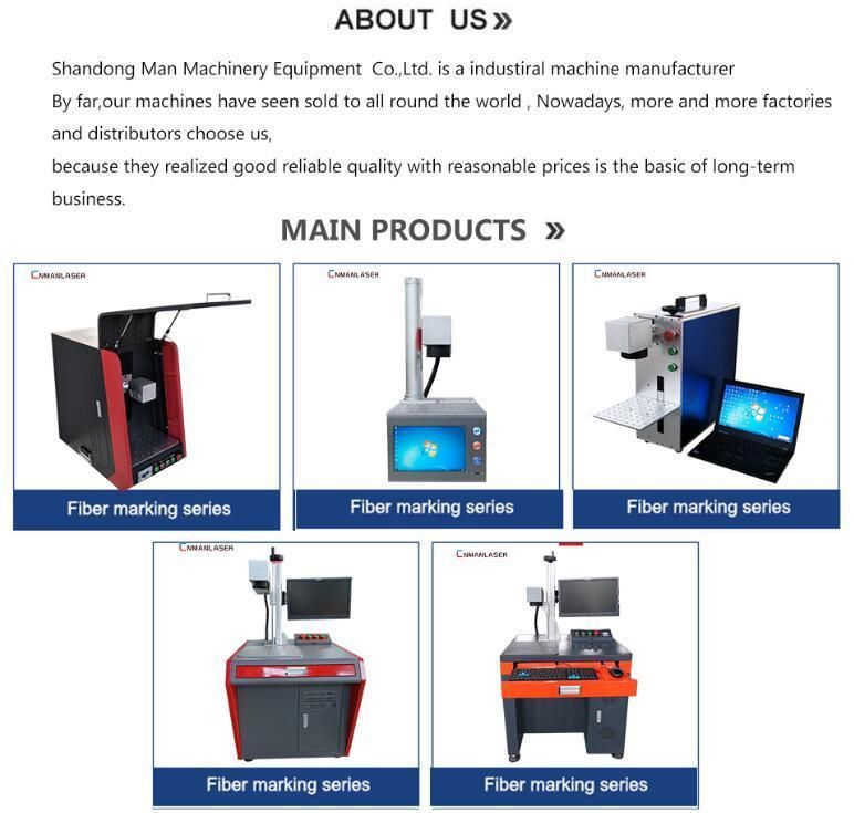 20W Industrial Laser Engraving Marking Machine on Aluminum Auto Parts