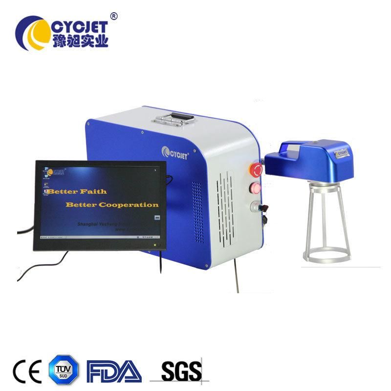 Cycjet Handheld Fiber Laser Marking Image Printer on Switch