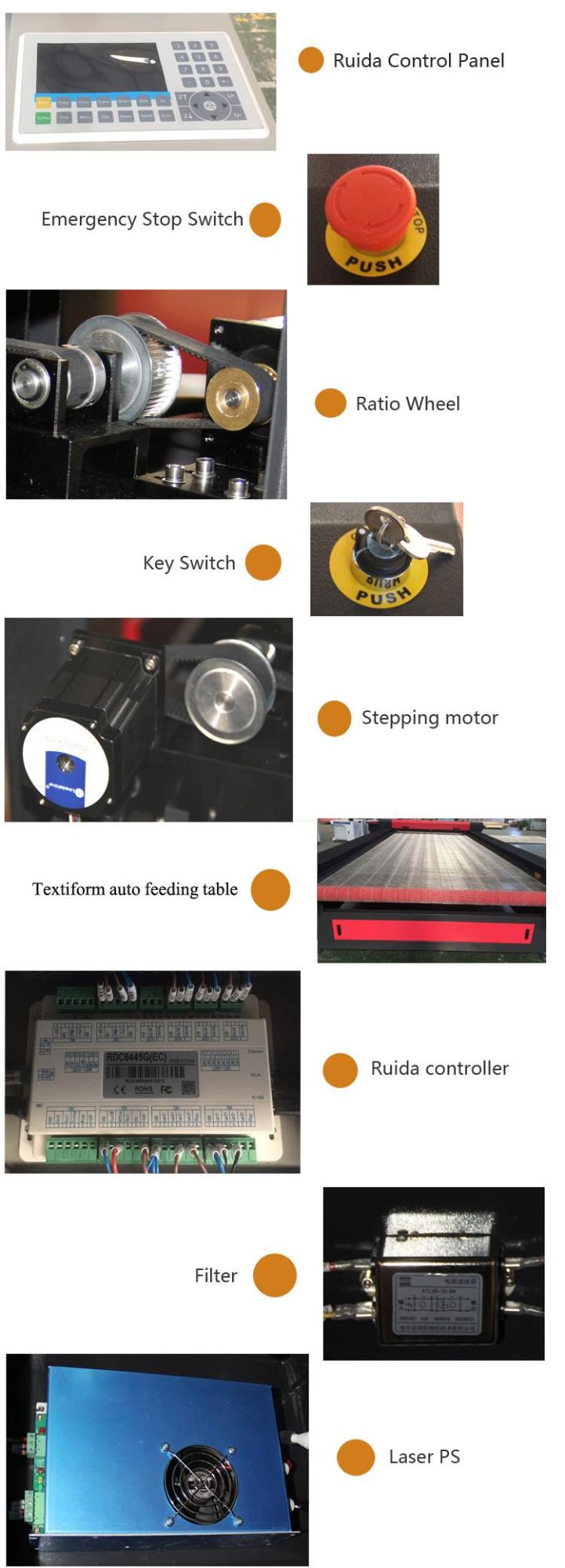 Auto Feeding 1630 CO2 Laser Cutting Machine Fabric Textile 2021