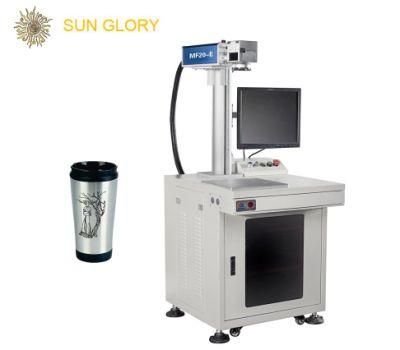 Sunglory CNC Kettle Making Machinery Surface Logo &amp; Pattern Marking Bottle Marker Flask Laser Printer Logo UV Laser Marking Machines