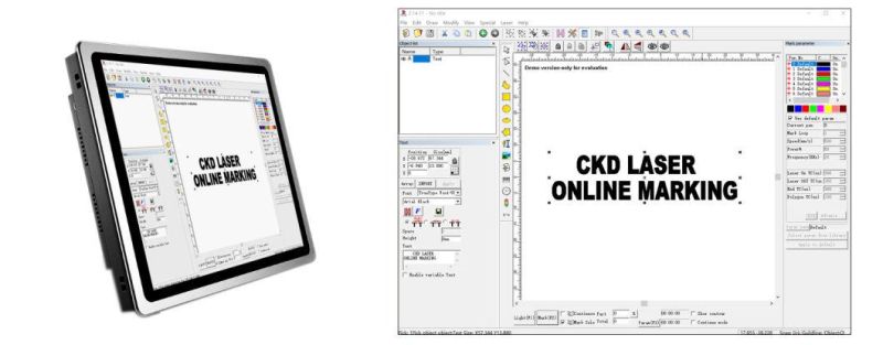 Online Laser Date Coder for Plastic Cable Metal Cap