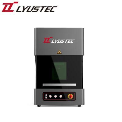 New Model Desktop Metal Fiber Laser Marking Machine with Safety Cover 20/30/50W