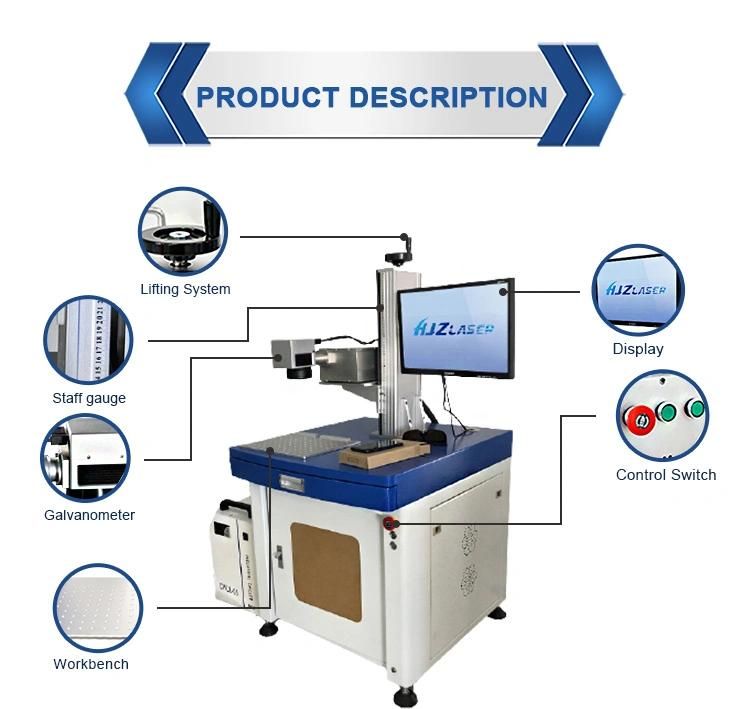 Hot Sale Fiber Laser Marking Machine for Anodized Aluminum