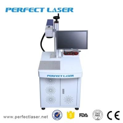 Perfect Laser 400d Floor Type Fiber Laser Marking Machine for Plastic Bottle Production Line