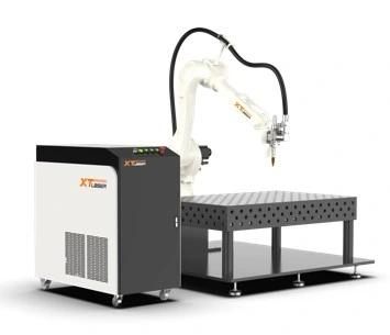 Robot Fiber Laser Welding Machine with High Efficiency for Metal