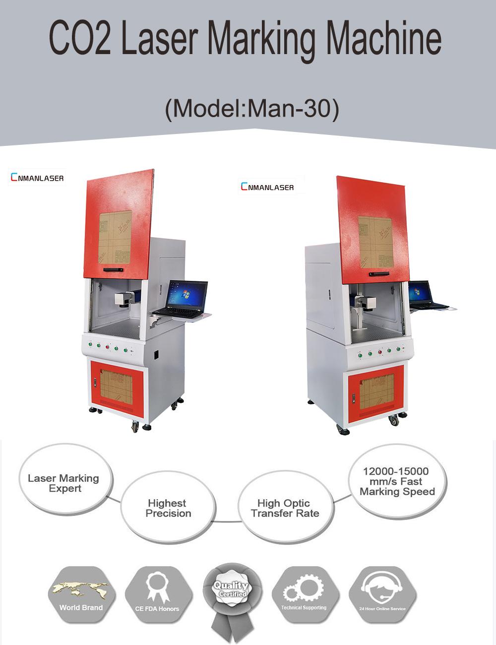 Davi CO2 Laser Marking Machine for Wood Photo Format