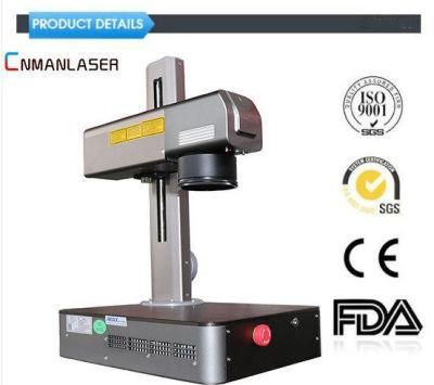 50W Portable Fiber Laser Marking Machine for Metal/ Plastic Cup/ Phonecase /Bearing