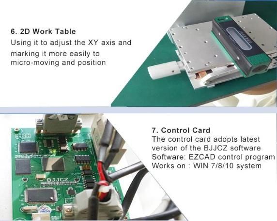 Flying 100W Optical Fiber Laser Marking Machine for Aluminum Bottle
