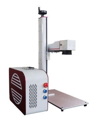 50W Fiber Laser Marking Machine for Metal Logo Bar Code