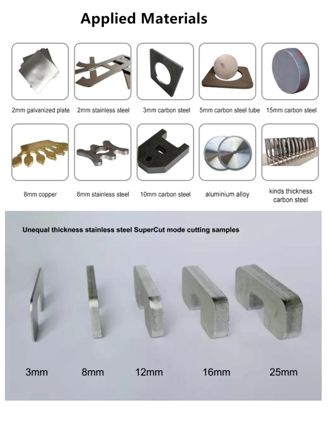 Industry Sheet Metal CNC Fiber Laser Cutting Machine for Stainless Steel, Mild Steel and Aluminium Cutting