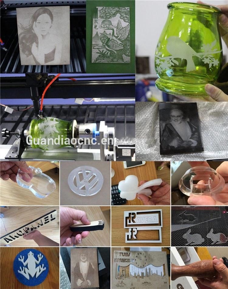 80W 100W Auto Feeding 3D CO2 Laser Cutting Engraving for Fabric Rubber Plywood Glass Acrylic CNC Laser Cutting Machine