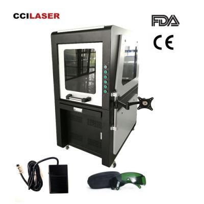 FM-50wc Mobile Watch Phones Parts Marking Machinery Enclosed Laser Marking Machines