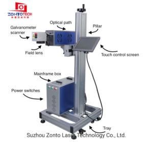 Best Price Flying Laser Marking CO2 Machines Laser Printer for Wood Acrylic Plastic Bottle