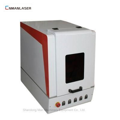 Sealed Cabinet Stainless Steel Copper Gold Sliver 20W Laser Marker
