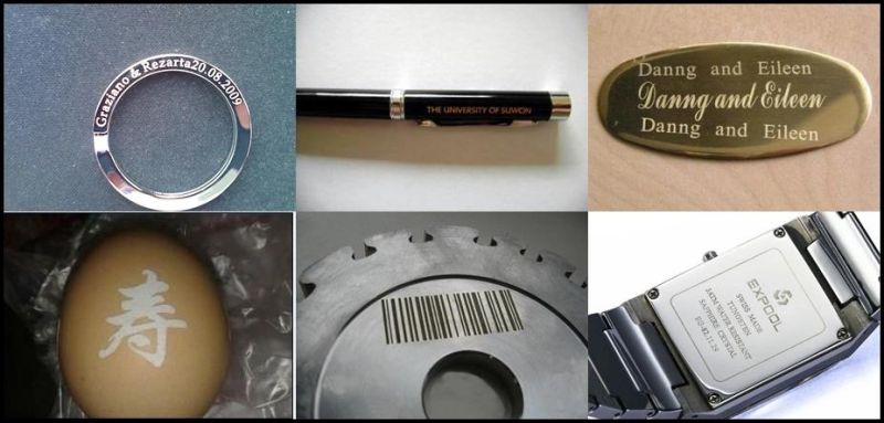 20W 30W Fiber Laser Marking Machine for Logo Printing Craft Gifts Metal Plastic Pattern Mark