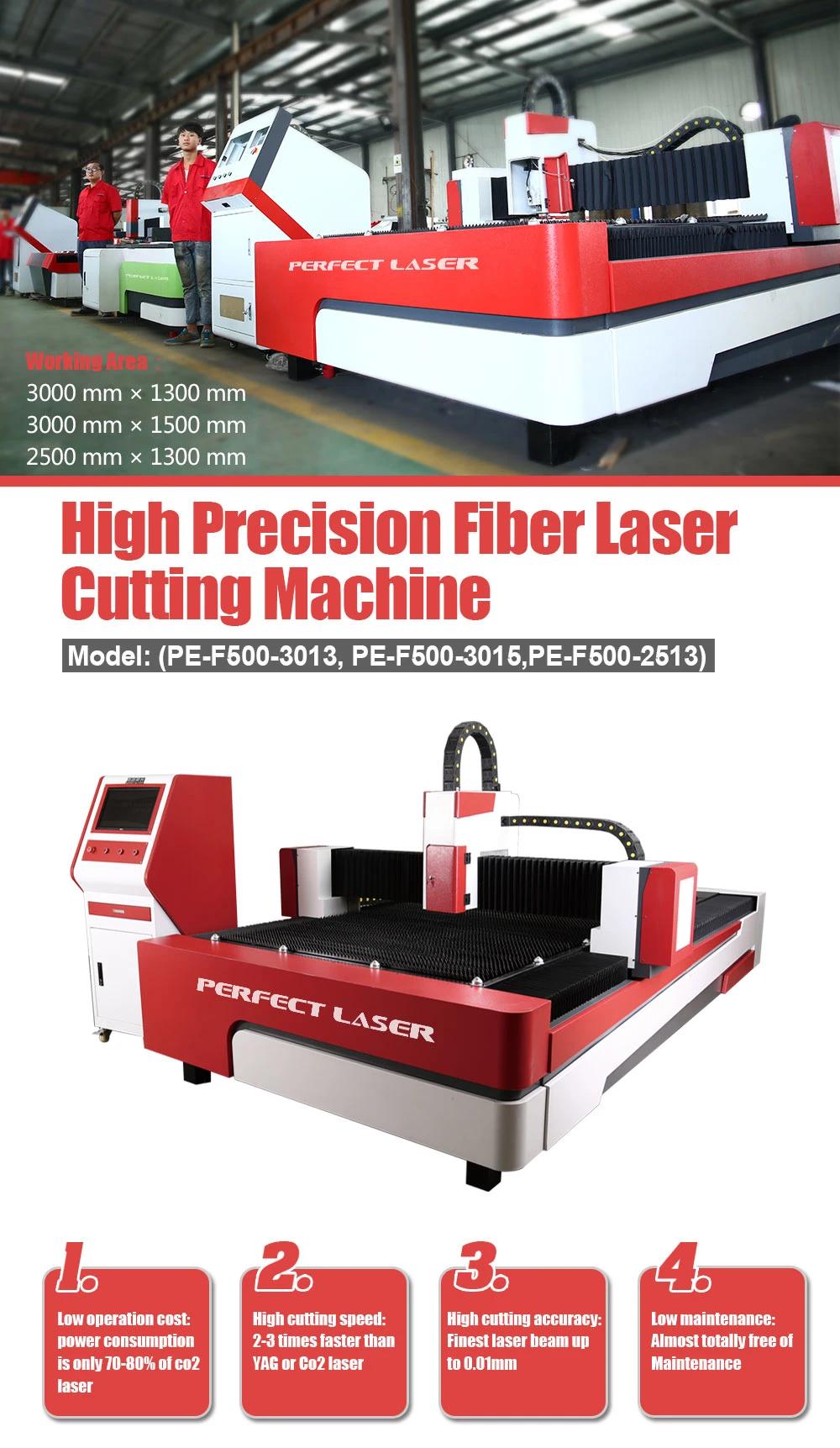500W 700W Steel Aluminum Copper Metal Fiber Laser Cutter