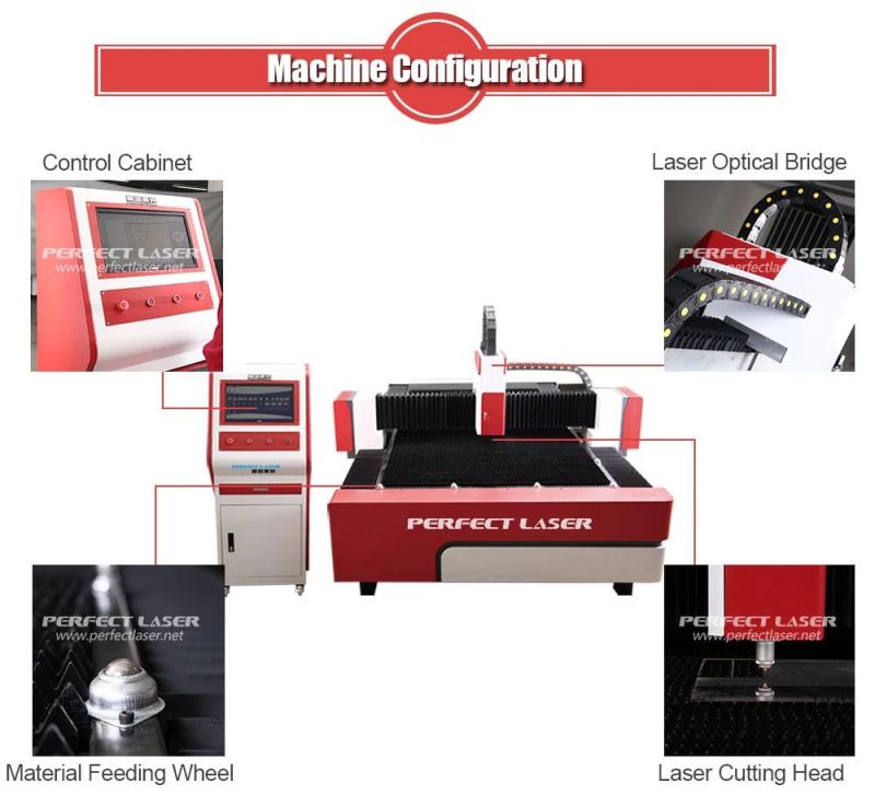 1000W/2000W Fiber Laser Metal Cutting Machine for Stainless Steel with 3 Years Warranty