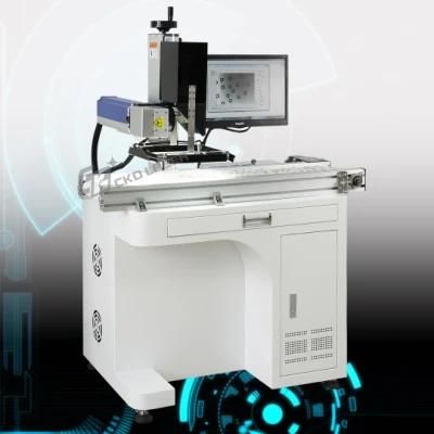Vision Location Automatically Position Laser Engraving Machine for Button Cover Plastic Box Ean Qr Bar Code