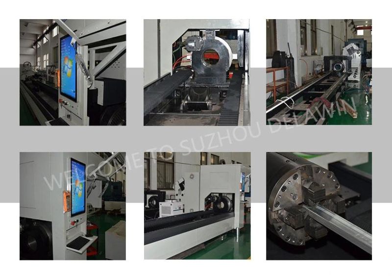 3D Laser Pipe Cutting Machine with Pneumatic Automatic Chucks