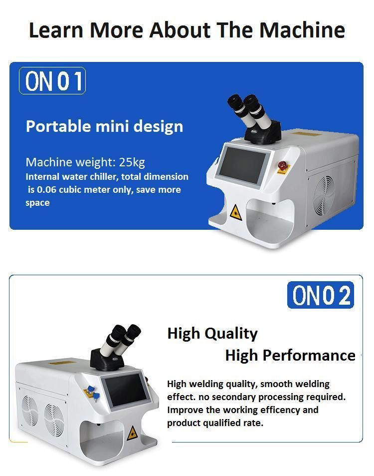 YAG Spot Mini Small Laser Welding Equipment Laser Welders in The Jewelry Industry