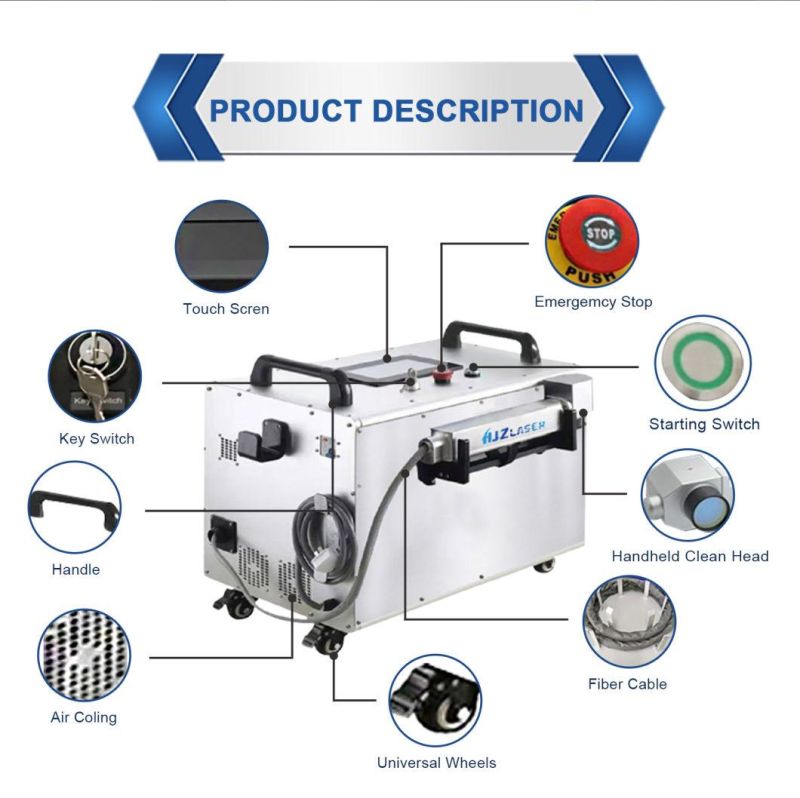 The Metal Surface Rust Removal Laser Cleaning Machine of Hjz Laser