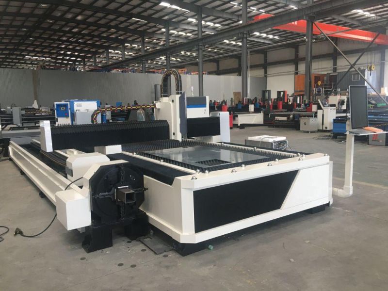 High Precision 1kw 2kw 3kw CNC Metal Plate and Pipe Tube Fiber Laser Cutting Machine