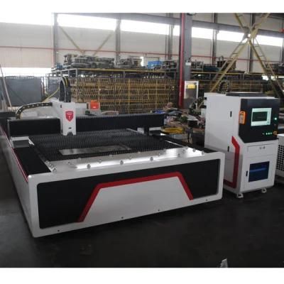 Square Tube Round Tube Metal Plate Cut 1500*3000mm Fiber Laser Cutting Machine with Rotary Axis