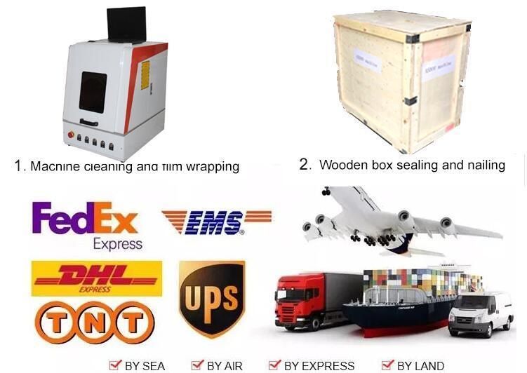 30W High Speed Fiber Laser Marking Machine for Code Logo Date