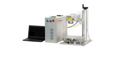Portable Logo Mini Fiber Laser Marking Machine, Fiber Marker Laser Engraving Machine 50W