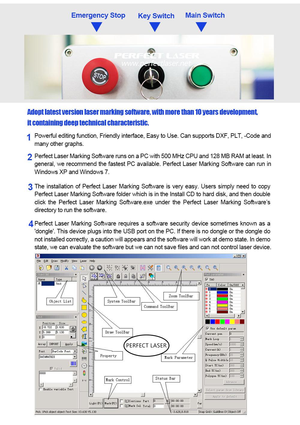 20W 30W Jewelry Engraver Logo Laser Marking Machine