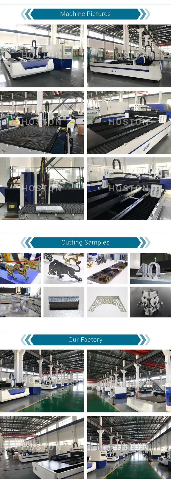 High Power Metal CNC Fiber Laser Cutting Machine Industrial Machinery Equipment