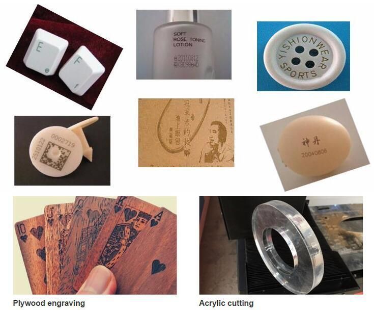 Flying Fiber Laser Marking Machine for Glass Cloth Steel Jewelry