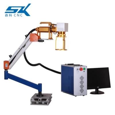 Portable File Model 20W 30W 50W 100W Cutting Thickness Nonmtal and Metal Sheet Fiber Laser Marking CNC Router Machine