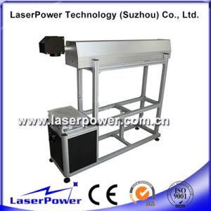 10W CO2 Laser Marking Machine for Bar Code Expiry Date on Non Metal (Plastic Rubber)