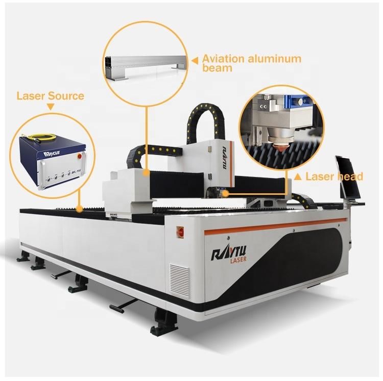 500W Raycus Fiber Laser Sheet Metal Cutting Machine Price