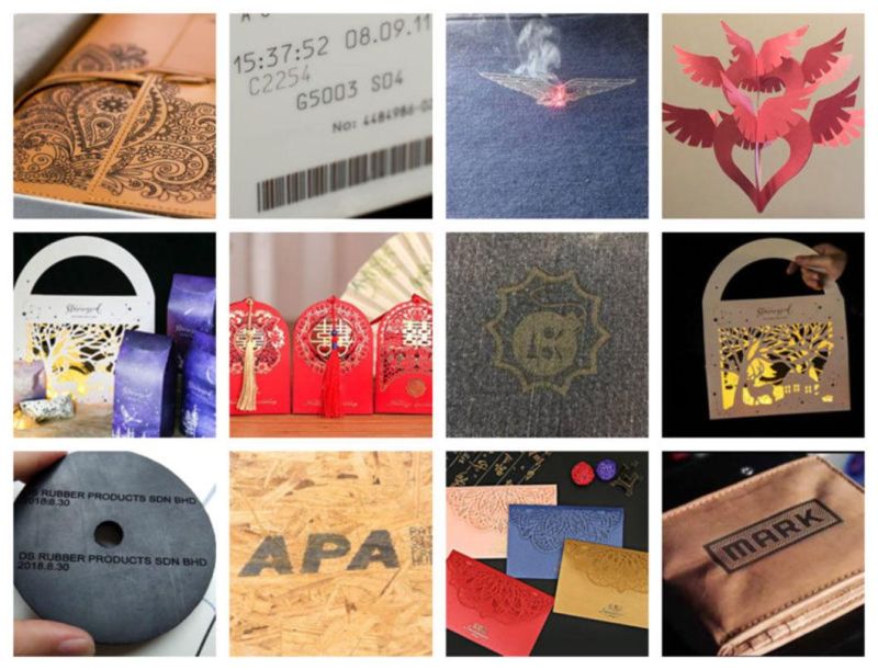 Desktop Water Cooling Finest Laser Beam CO2 Laser Engraving Equipment with Auto Focusing Technology