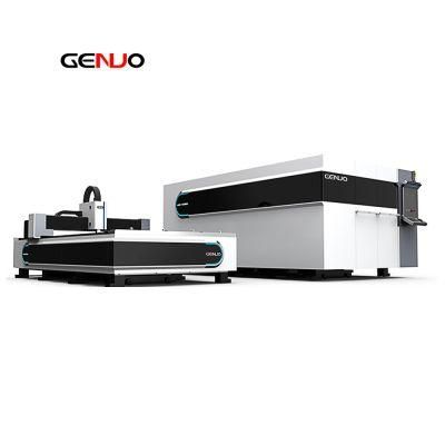 Hydraulic CNC 3000W Fiber Laser Cutting Machine