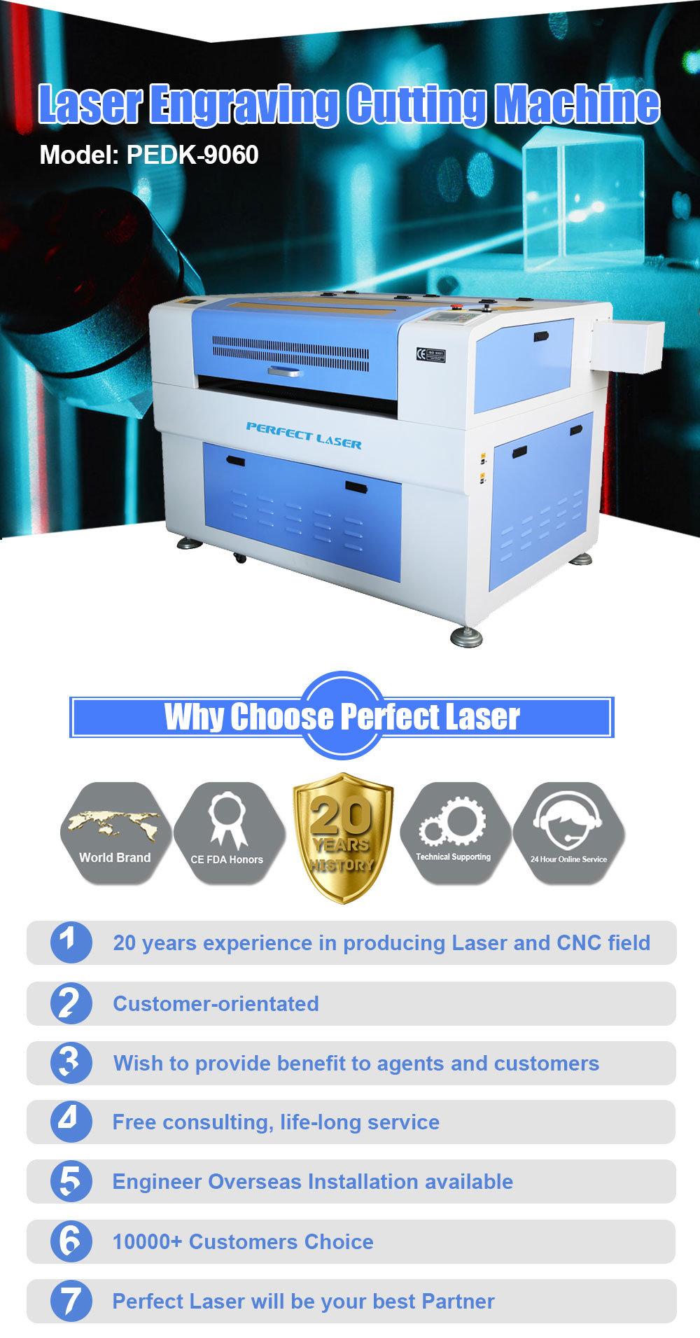 Acrylic Leather Wood CO2 Laser Engraving Cutting Machine
