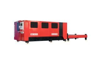 All Around Optical Fiber Laser Cutting Machine with Switching Platform Which Is Simple and Convient in Processing
