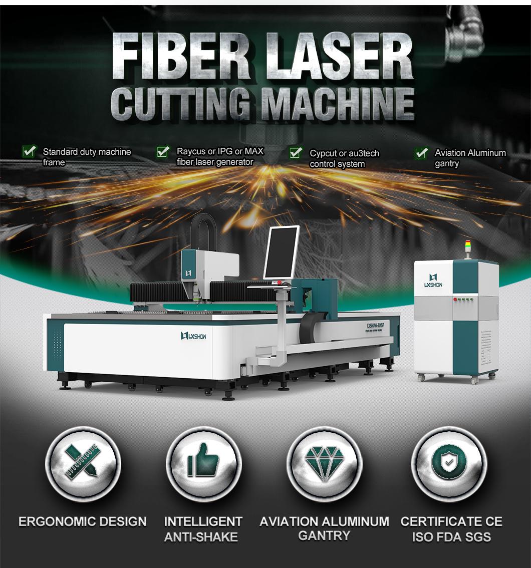 Monthly Deals! Fiber Laser Metal Cutting Machinery for Stainless Steel Sheet