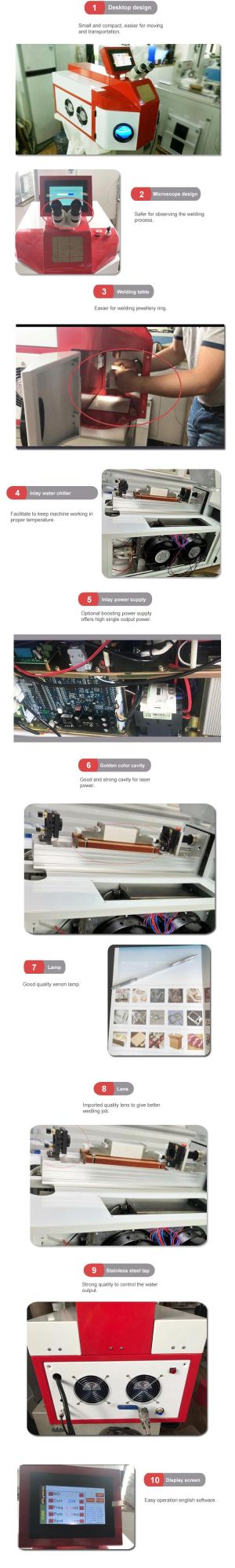 Laser Welding Machine for Optical Frame Welding Jewellery Repair Jewelry Equipment