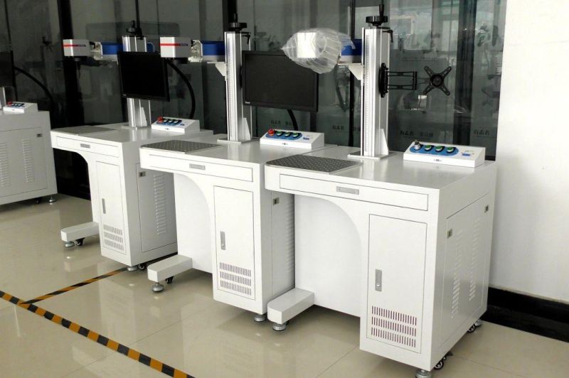 20W/30W/60W Jpt Raycus Max Ipg Table Logo Engraving Printing Marker Optical YAG Mini Portable Jewelry Plastic Pen Metal Color Mopa Fiber Laser Marking Machine