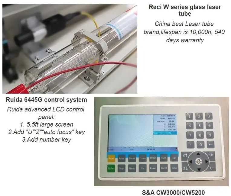 Reci Motor Lifting Flexible Laser Engraver for Marble Stone Granite