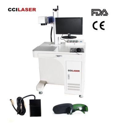 Desktop or Portable Fiber Laser Marking Machine for Marking Metal Mobile Phone Cases